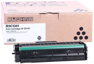Ricoh SP-201HE/407254 Siyah Orjinal Toner Yüksek Kapasiteli - 1