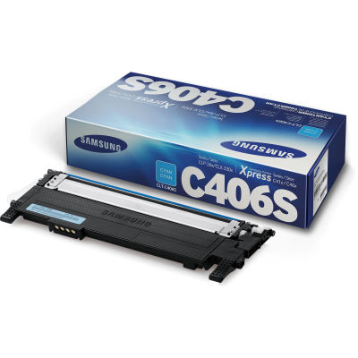 Samsung CLT-C406S/Hp ST988A Mavi Orjinal Toner - 1