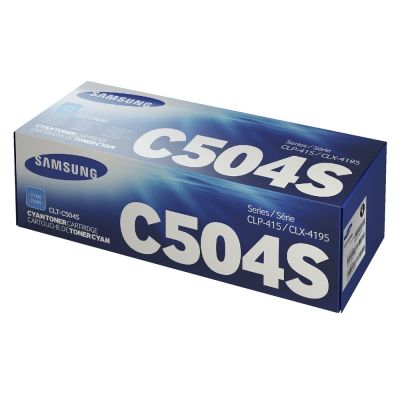 Samsung CLT-C504S/Hp SU029A Mavi Orjinal Toner - 1