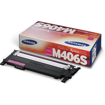 Samsung CLT-M406S/Hp SU256A Kırmızı Orjinal Toner - 1