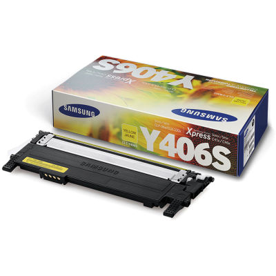 Samsung CLT-Y406S/Hp SU466A Sarı Orjinal Toner - 1