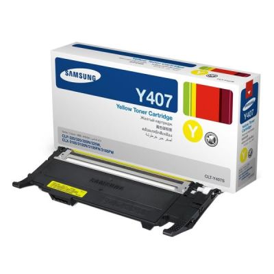 Samsung CLT-Y407S/Hp SU478A Sarı Orjinal Toner - 1
